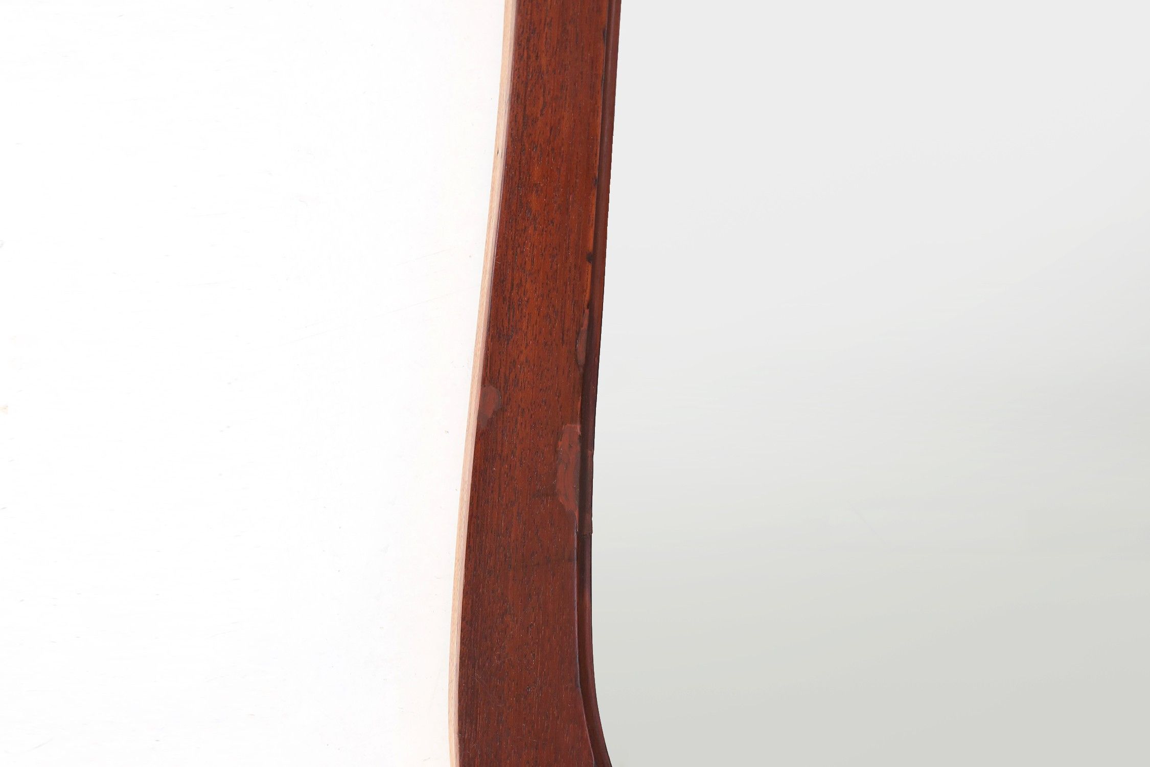 Large hand carved Art Nouveau chimney mirror, France ca. 1910thumbnail